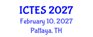 International Conference on Teaching and Education Sciences (ICTES) February 10, 2027 - Pattaya, Thailand International Conference on Teaching and Education Sciences (ICTES) February 10, 2027 - Pattaya, Thailand