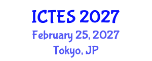 International Conference on Teaching and Education Sciences (ICTES) February 25, 2027 - Tokyo, Japan International Conference on Teaching and Education Sciences (ICTES) February 25, 2027 - Tokyo, Japan