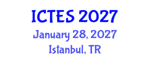 International Conference on Teaching and Education Sciences (ICTES) January 28, 2027 - Istanbul, Turkey International Conference on Teaching and Education Sciences (ICTES) January 28, 2027 - Istanbul, Turkey