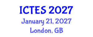 International Conference on Teaching and Education Sciences (ICTES) January 21, 2027 - London, United Kingdom International Conference on Teaching and Education Sciences (ICTES) January 21, 2027 - London, United Kingdom