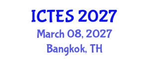 International Conference on Teaching and Education Sciences (ICTES) March 08, 2027 - Bangkok, Thailand International Conference on Teaching and Education Sciences (ICTES) March 08, 2027 - Bangkok, Thailand