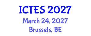 International Conference on Teaching and Education Sciences (ICTES) March 24, 2027 - Brussels, Belgium International Conference on Teaching and Education Sciences (ICTES) March 24, 2027 - Brussels, Belgium