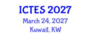 International Conference on Teaching and Education Sciences (ICTES) March 24, 2027 - Kuwait, Kuwait International Conference on Teaching and Education Sciences (ICTES) March 24, 2027 - Kuwait, Kuwait