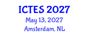 International Conference on Teaching and Education Sciences (ICTES) May 13, 2027 - Amsterdam, Netherlands International Conference on Teaching and Education Sciences (ICTES) May 13, 2027 - Amsterdam, Netherlands