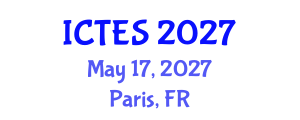 International Conference on Teaching and Education Sciences (ICTES) May 17, 2027 - Paris, France International Conference on Teaching and Education Sciences (ICTES) May 17, 2027 - Paris, France