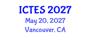 International Conference on Teaching and Education Sciences (ICTES) May 20, 2027 - Vancouver, Canada International Conference on Teaching and Education Sciences (ICTES) May 20, 2027 - Vancouver, Canada