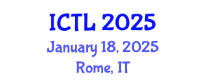 International Conference on Teaching and Learning (ICTL) January 18, 2025 - Rome, Italy