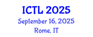International Conference on Teaching and Learning (ICTL) September 16, 2025 - Rome, Italy