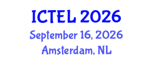 International Conference on Teaching, Education and Learning (ICTEL) September 16, 2026 - Amsterdam, Netherlands