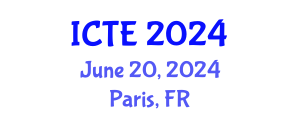 International Conference on Technology and Education (ICTE) June 20, 2024 - Paris, France