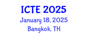 International Conference on Technology and Education (ICTE) January 18, 2025 - Bangkok, Thailand