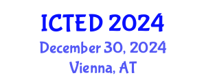 International Conference on Technology, Education and Development (ICTED) December 30, 2024 - Vienna, Austria