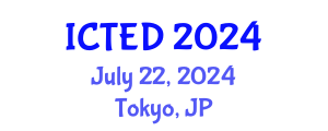 International Conference on Technology, Education and Development (ICTED) July 22, 2024 - Tokyo, Japan
