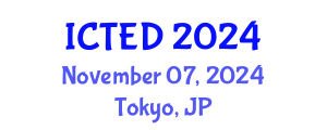 International Conference on Technology, Education and Development (ICTED) November 07, 2024 - Tokyo, Japan