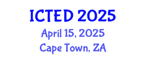 International Conference on Technology, Education and Development (ICTED) April 15, 2025 - Cape Town, South Africa