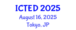 International Conference on Technology, Education and Development (ICTED) August 16, 2025 - Tokyo, Japan