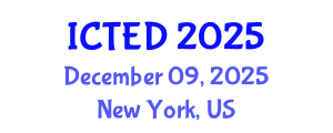 International Conference on Technology, Education and Development (ICTED) December 09, 2025 - New York, United States