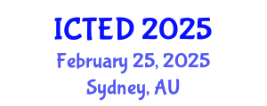 International Conference on Technology, Education and Development (ICTED) February 25, 2025 - Sydney, Australia