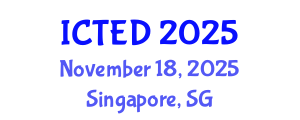 International Conference on Technology, Education and Development (ICTED) November 18, 2025 - Singapore, Singapore