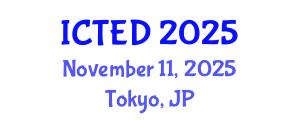 International Conference on Technology, Education and Development (ICTED) November 11, 2025 - Tokyo, Japan