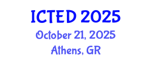 International Conference on Technology, Education and Development (ICTED) October 21, 2025 - Athens, Greece