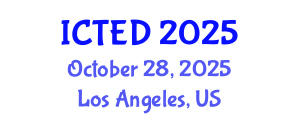 International Conference on Technology, Education and Development (ICTED) October 28, 2025 - Los Angeles, United States