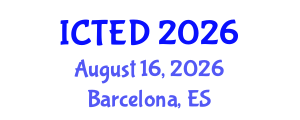 International Conference on Technology, Education and Development (ICTED) August 16, 2026 - Barcelona, Spain