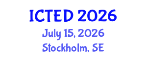 International Conference on Technology, Education and Development (ICTED) July 15, 2026 - Stockholm, Sweden