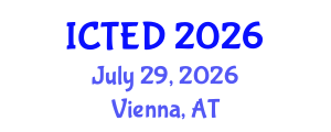 International Conference on Technology, Education and Development (ICTED) July 29, 2026 - Vienna, Austria