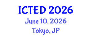 International Conference on Technology, Education and Development (ICTED) June 10, 2026 - Tokyo, Japan