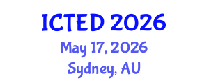 International Conference on Technology, Education and Development (ICTED) May 17, 2026 - Sydney, Australia