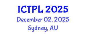International Conference on Technology Policy and Law (ICTPL) December 02, 2025 - Sydney, Australia