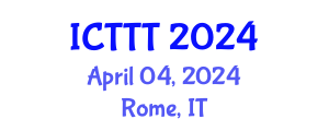 International Conference on Telecare, Telehealth and Telemedicine (ICTTT) April 04, 2024 - Rome, Italy