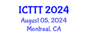 International Conference on Telecare, Telehealth and Telemedicine (ICTTT) August 05, 2024 - Montreal, Canada