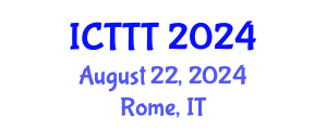 International Conference on Telecare, Telehealth and Telemedicine (ICTTT) August 22, 2024 - Rome, Italy