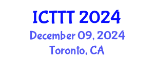 International Conference on Telecare, Telehealth and Telemedicine (ICTTT) December 09, 2024 - Toronto, Canada