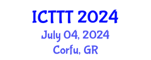 International Conference on Telecare, Telehealth and Telemedicine (ICTTT) July 04, 2024 - Corfu, Greece