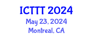 International Conference on Telecare, Telehealth and Telemedicine (ICTTT) May 24, 2024 - Montreal, Canada