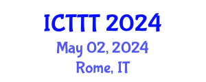 International Conference on Telecare, Telehealth and Telemedicine (ICTTT) May 02, 2024 - Rome, Italy