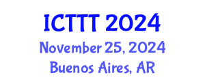 International Conference on Telecare, Telehealth and Telemedicine (ICTTT) November 25, 2024 - Buenos Aires, Argentina