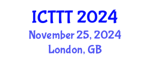 International Conference on Telecare, Telehealth and Telemedicine (ICTTT) November 18, 2024 - London, United Kingdom