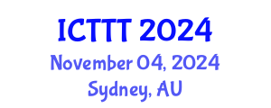 International Conference on Telecare, Telehealth and Telemedicine (ICTTT) November 04, 2024 - Sydney, Australia