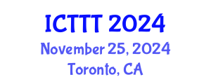 International Conference on Telecare, Telehealth and Telemedicine (ICTTT) November 25, 2024 - Toronto, Canada