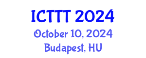 International Conference on Telecare, Telehealth and Telemedicine (ICTTT) October 10, 2024 - Budapest, Hungary