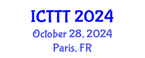 International Conference on Telecare, Telehealth and Telemedicine (ICTTT) October 28, 2024 - Paris, France