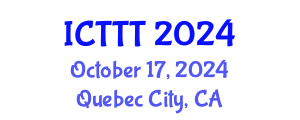 International Conference on Telecare, Telehealth and Telemedicine (ICTTT) October 17, 2024 - Quebec City, Canada