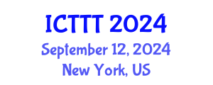 International Conference on Telecare, Telehealth and Telemedicine (ICTTT) September 12, 2024 - New York, United States