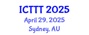 International Conference on Telecare, Telehealth and Telemedicine (ICTTT) April 29, 2025 - Sydney, Australia