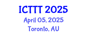 International Conference on Telecare, Telehealth and Telemedicine (ICTTT) April 05, 2025 - Toronto, Australia