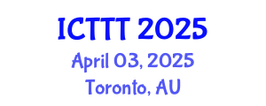 International Conference on Telecare, Telehealth and Telemedicine (ICTTT) April 05, 2025 - Toronto, Australia